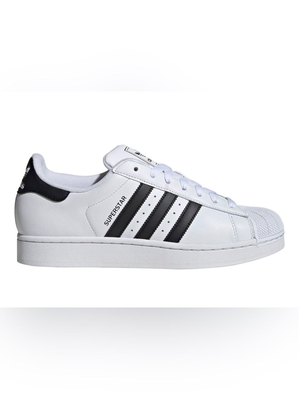 adidas Kids Superstar White and Black Low-Top Sneakers